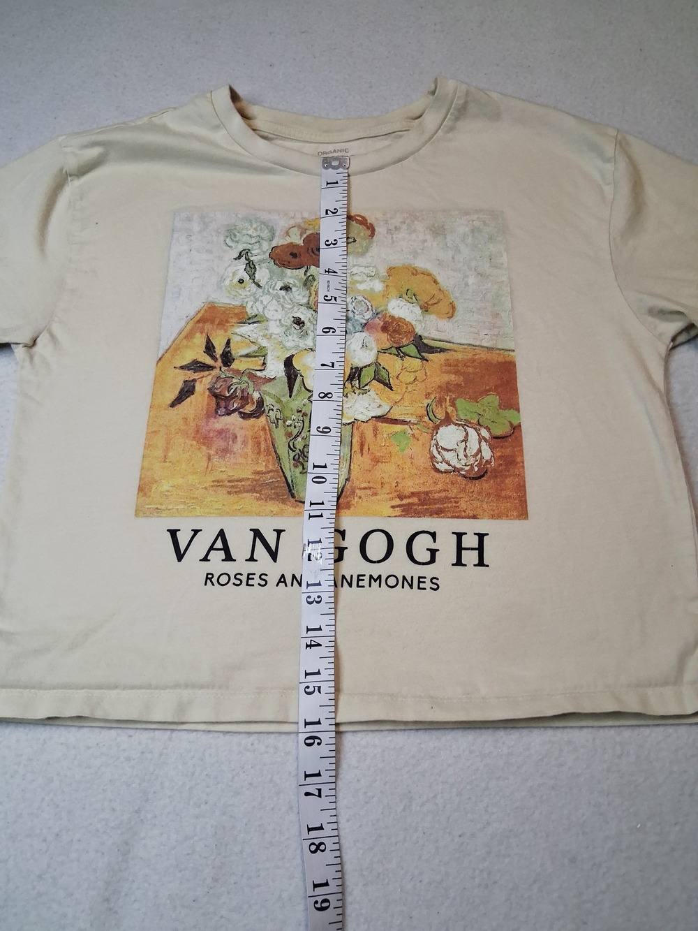 Cream Kids' Short-Sleeve Graphic Tee - Roses and Anemones - Picture 4 of 6